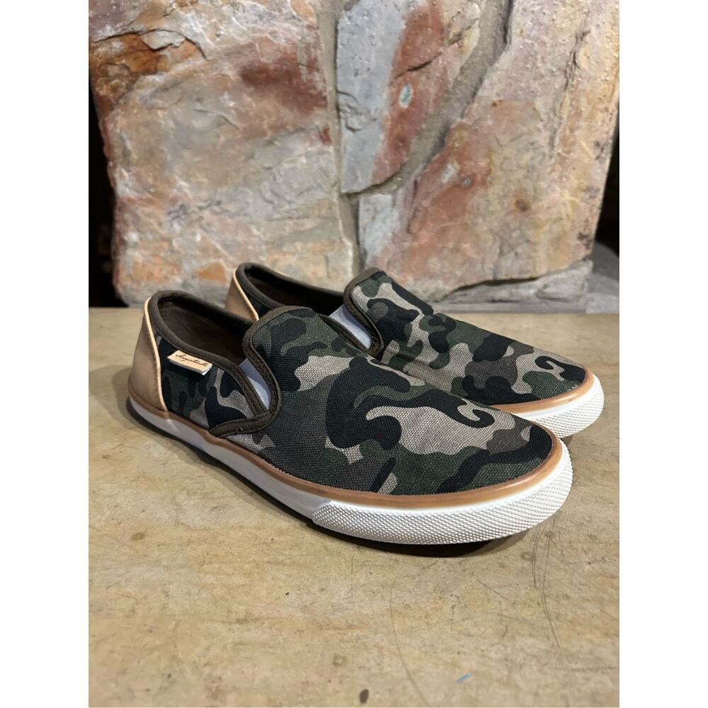 Margaritaville Camo Leather Slip On Casual Shoes Women’s Size 10 - Picture 10 of 12